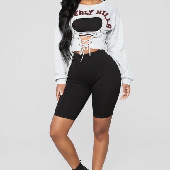 Fashion Nova Beverly Hills Sweatshirt (L) - Picture 1 of 7